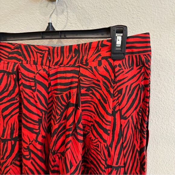 NWT Missoni | 46 / 10 | zebra Red and Black A-Line Skirt branded missoni skirt - Picture 9 of 11